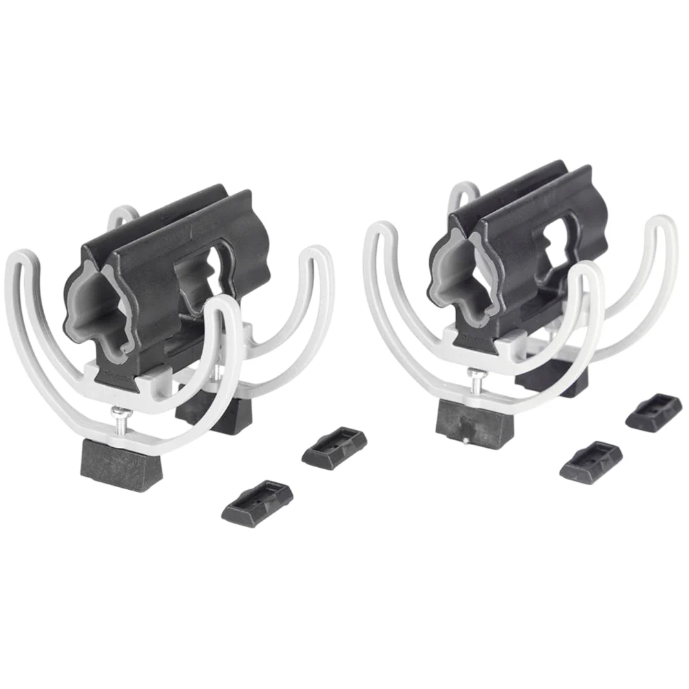 Rycote Duo-Lyre 72 (19/34) with Stereo Risers (Pair, Black/Grey)