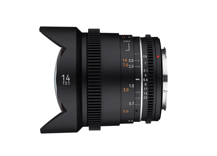 Samyang 14mm T3.1 MK2 VDSLR Full Frame Cinema Lens - Nikon Mount - Image 3