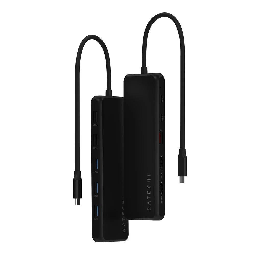 Satechi 13-in-1 USB-C Triple Display Multiport Adapter (Black) - Image 2