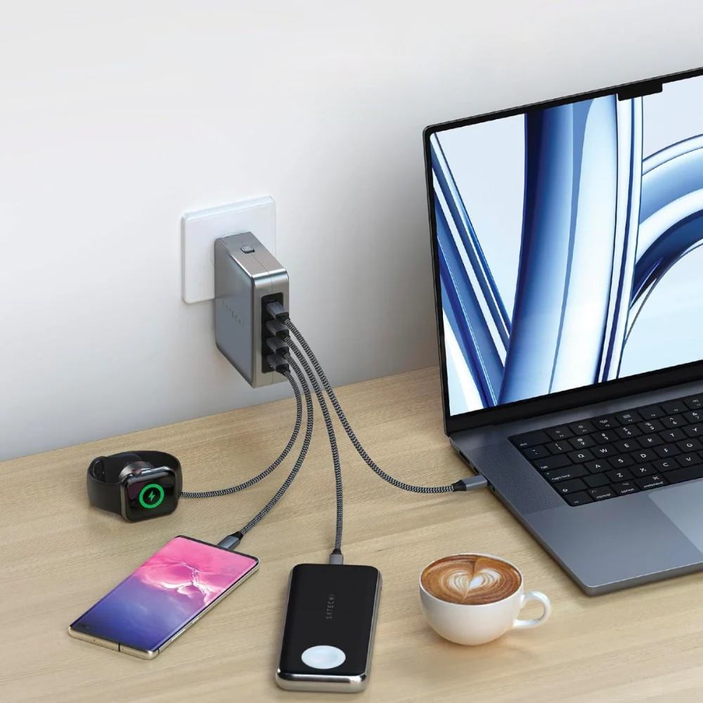 Satechi 145W USB-C 4-Port GaN Travel Charger - Image 4