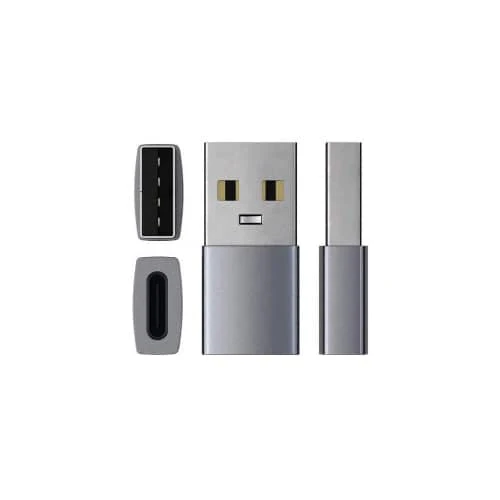 Satechi Aluminium USB-A to USB-C Adapter (Silver) - Image 4