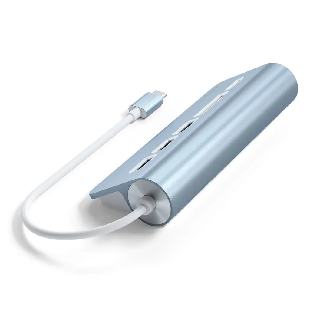 Satechi USB-C Combo Hub for Desktop (Blue) - Image 3