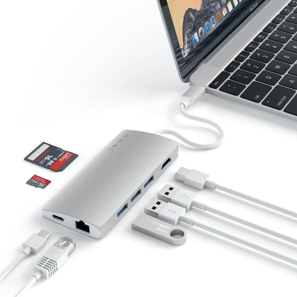 Satechi USB-C Multi-Port Adapter 4K HDMI w/ Ethernet V2 (Space Grey) - Image 6