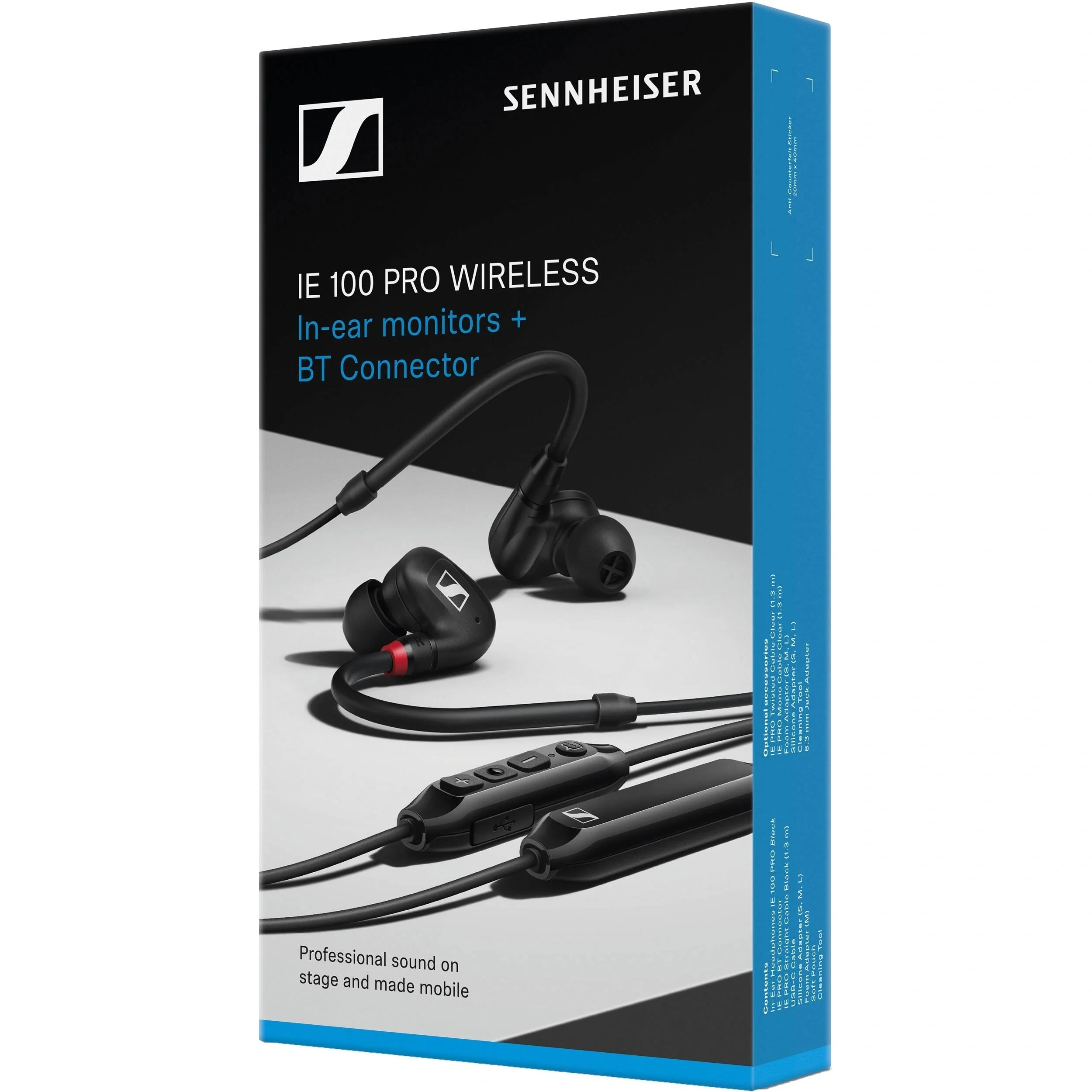 Sennheiser Professional IE 100 PRO Dynamic In-Ear Monitoring Headphones (Black) - Image 3