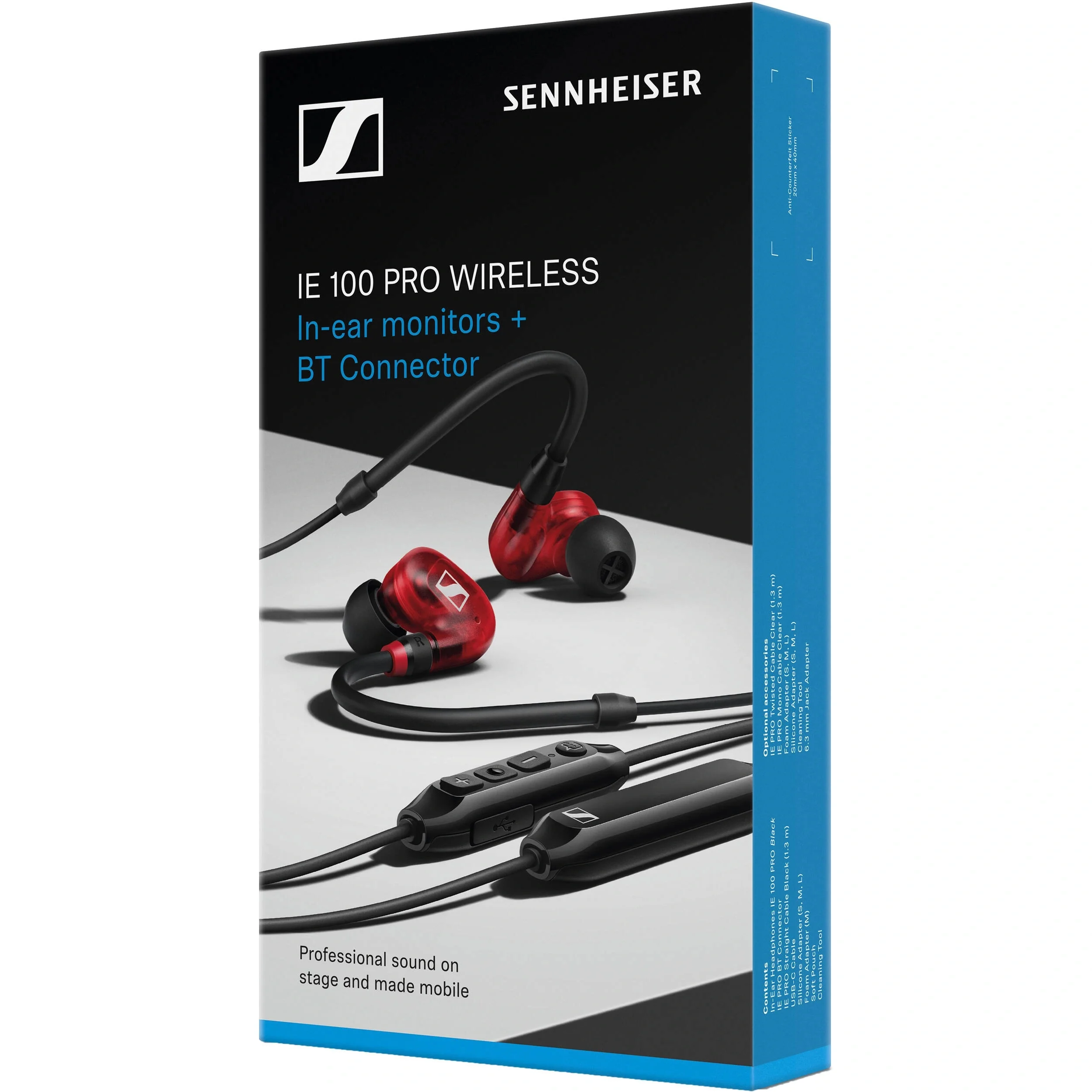 Sennheiser Professional IE 100 PRO Dynamic In-Ear Monitoring Headphones (Red) - Image 3