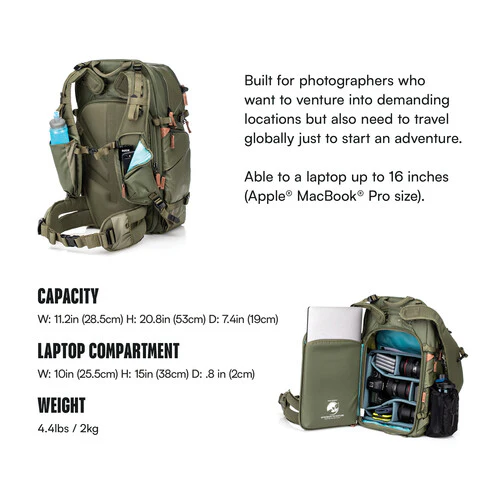 Shimoda Explore V2 35 Backpack - Army Green - Image 14
