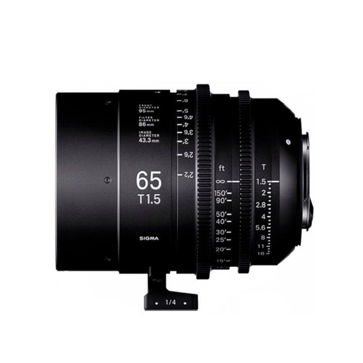 Sigma 65mm T1.5 Cine Lens - Canon EF Mount