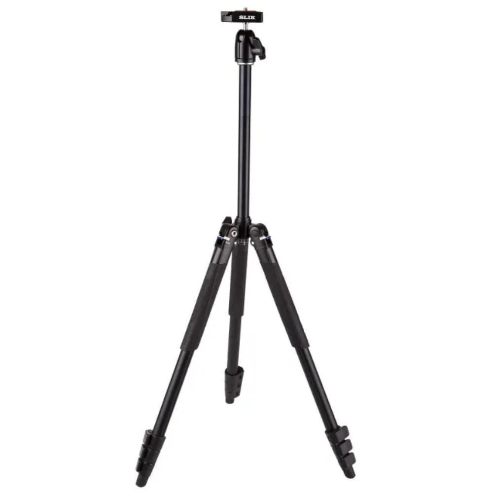 Slik Lite AL-420 Tripod with SBH-100DQ Ball Head & LED Center Flashlight - Image 3