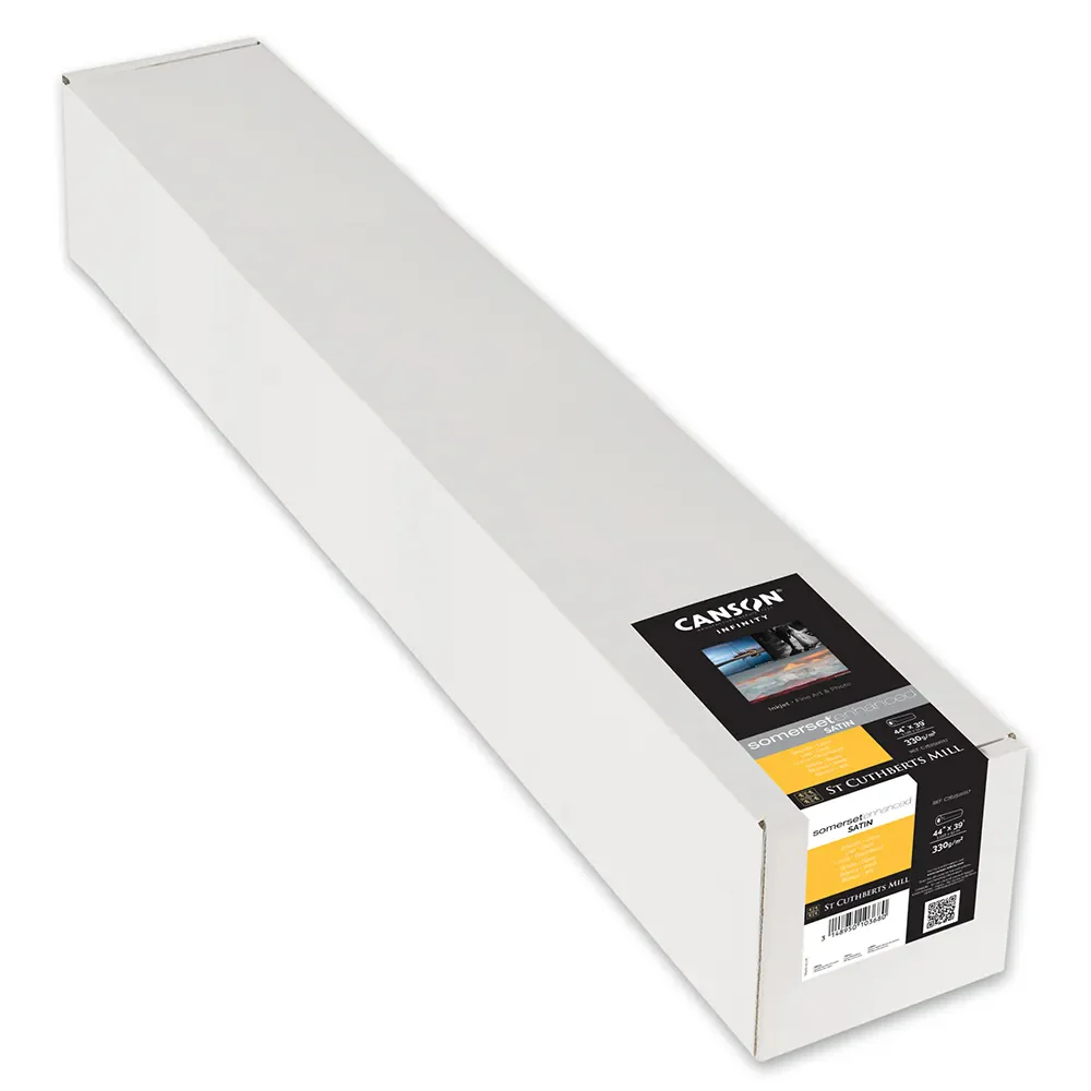 Somerset Enhanced Satin White 330gsm 1118mm X 12m Roll