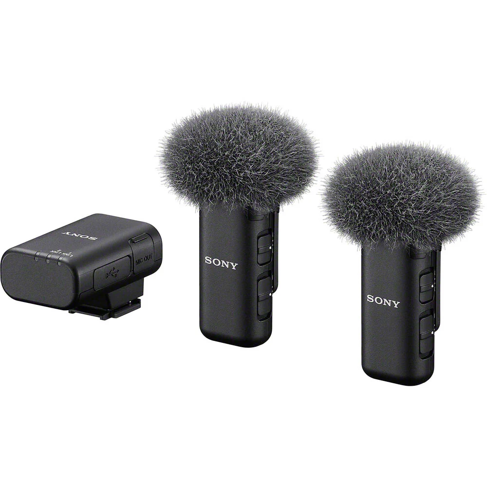 Sony ECM-W3 2-Person Wireless Microphone System (2 TX + 1 RX) - Image 7