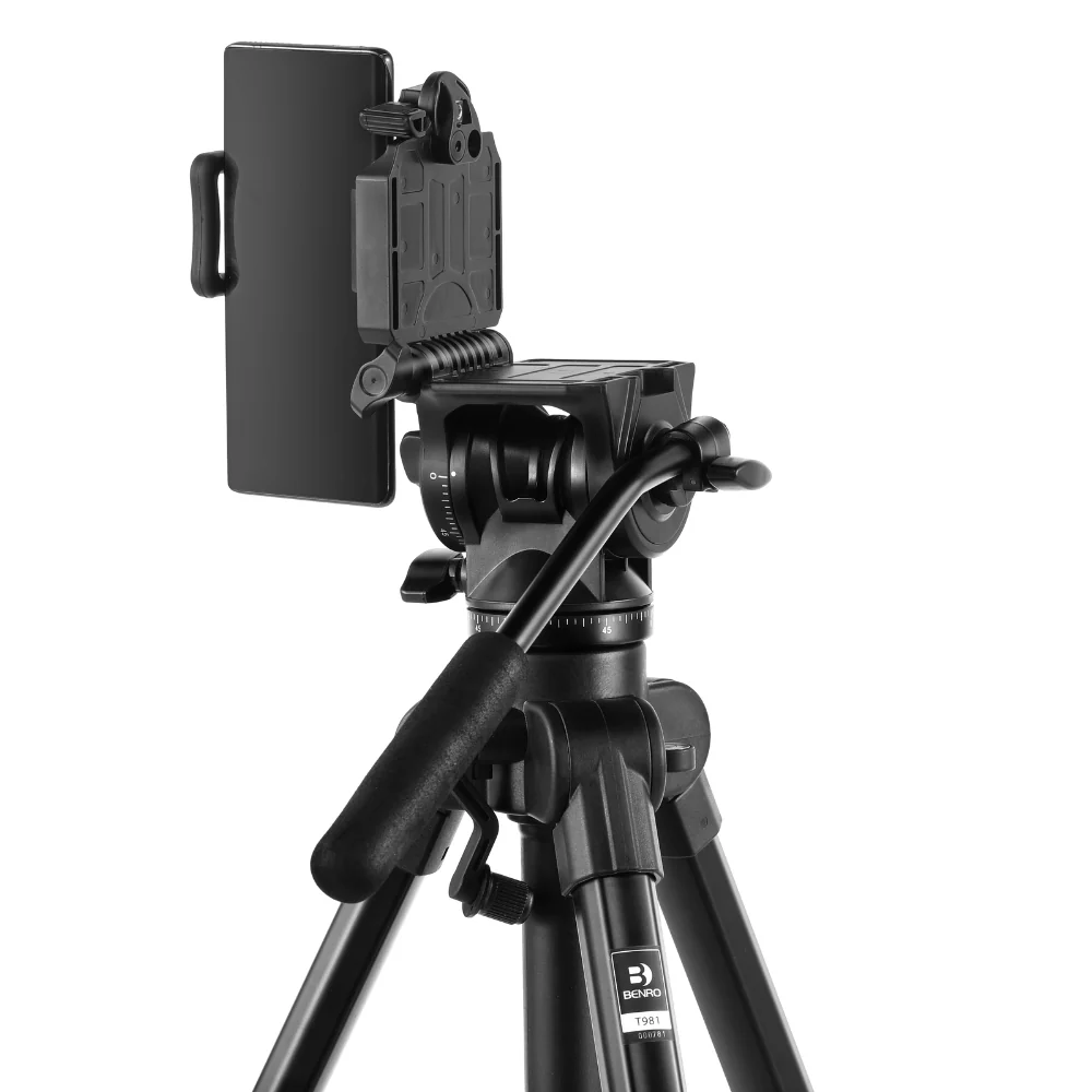 Benro T981 Photo and Video Tripod with BV3H Video Kit - Image 9