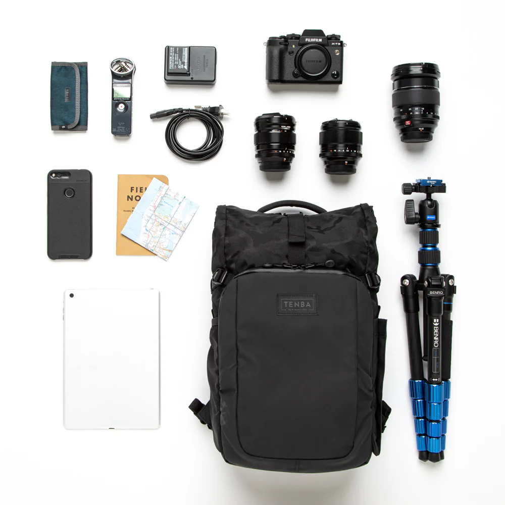 Tenba Fulton V2 10L All Weather Backpack - Black/Black Camo - Image 11