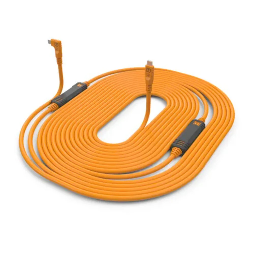 Tether Pro 9.4m USB-C/USB-C Straight to Right - Image 5