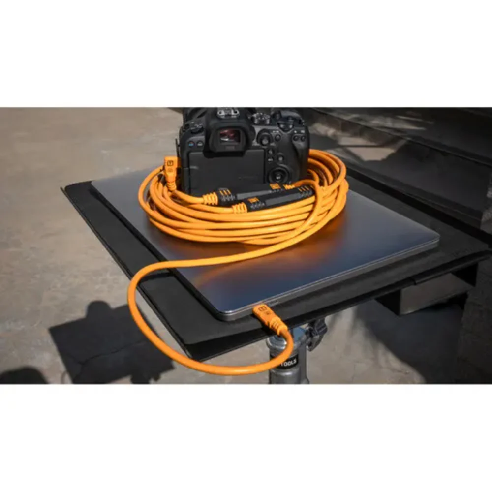 Tether Pro 9.4m USB-C/USB-C Straight to Right - Image 8