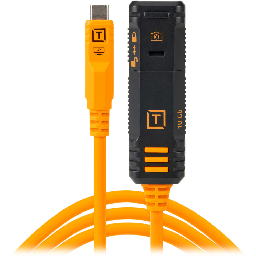 Tether Tools TetherPro Optima 10G TetherBoost Locking USB-C Extension Cable (16') - Image 2