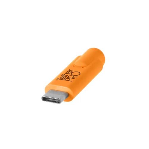 Tether Tools Tetherpro USB-C To USB Female Adapter Ext 4.6m Orange - Image 3