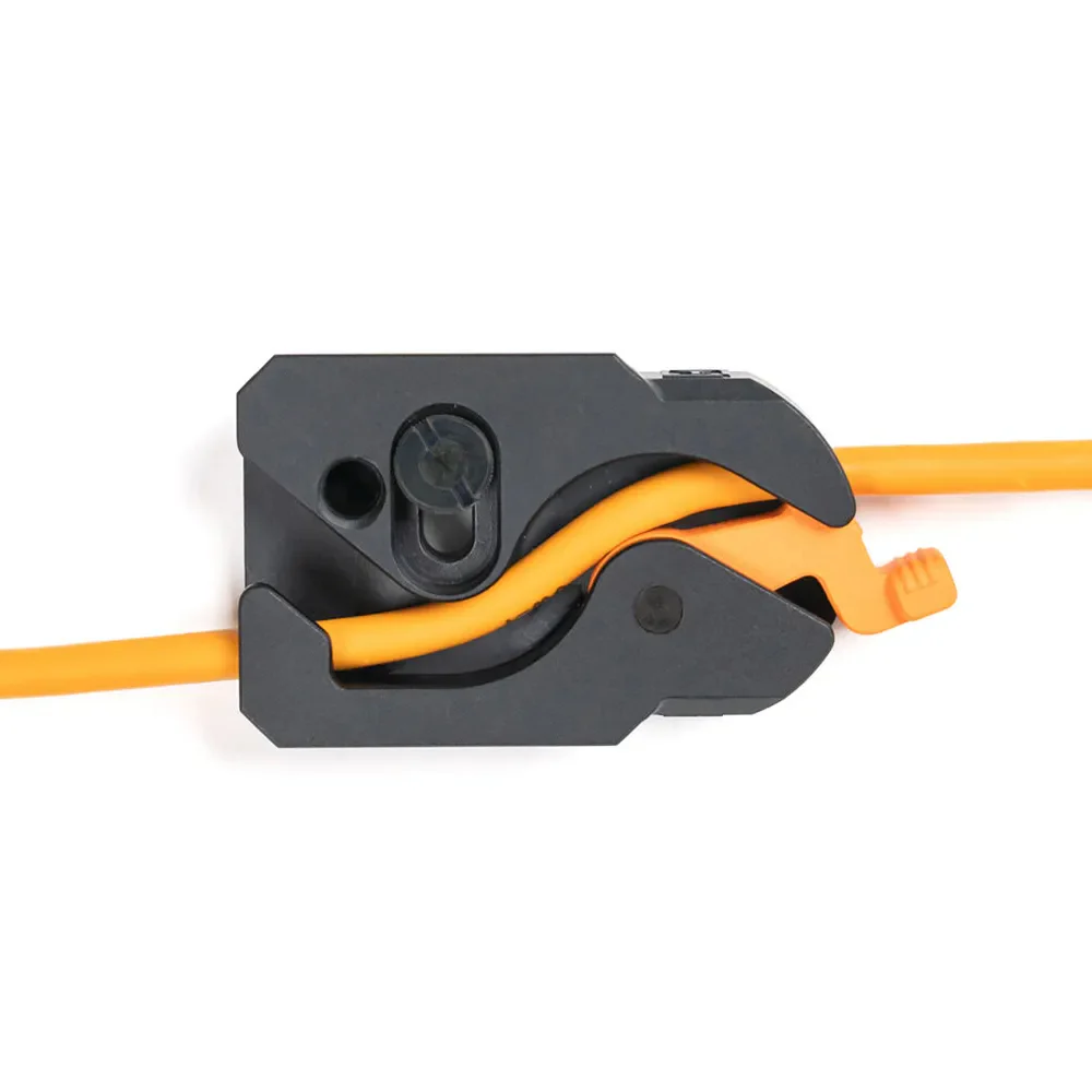 Tetherguard Leverlock Plate with USB-C 4.6m Orange R/Angle/R to Angle Orange Kit - Image 3