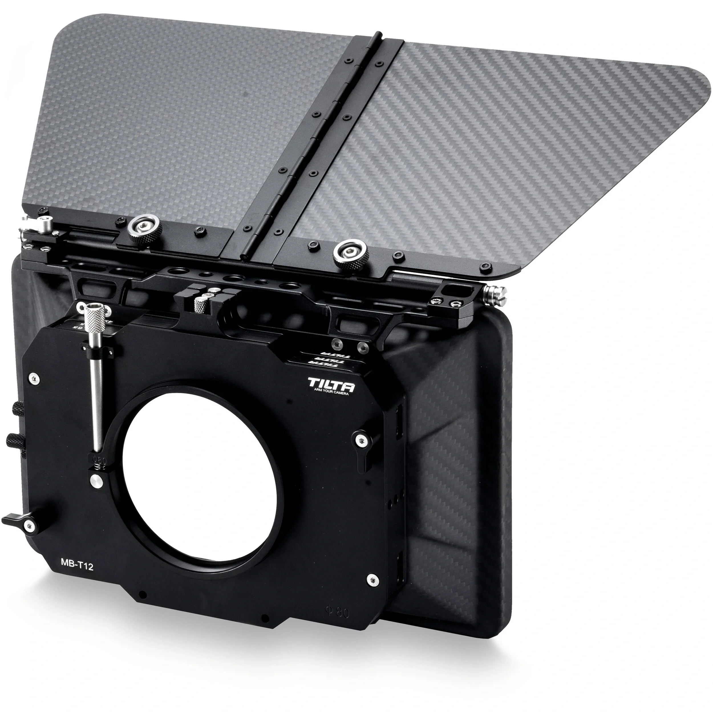 Tilta 4x5.65 Carbon Fiber Matte Box (Clamp-on) with 80mm Back