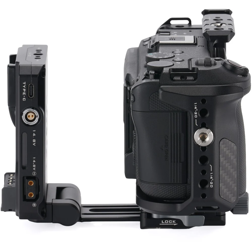 Tilta Camera Cage for Canon R6 V Power Kit - Black - Image 3