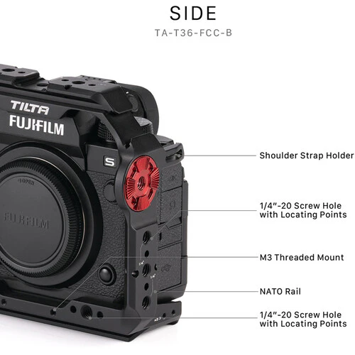 Tilta Camera Cage for Fujifilm X-H2S Basic Kit - Black - Image 6