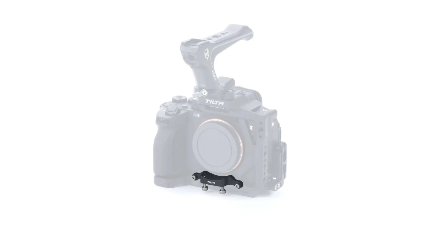 Tilta EF to E Mount Lens Adapter Support for Sony a7R V Half Cage - Black - Image 2