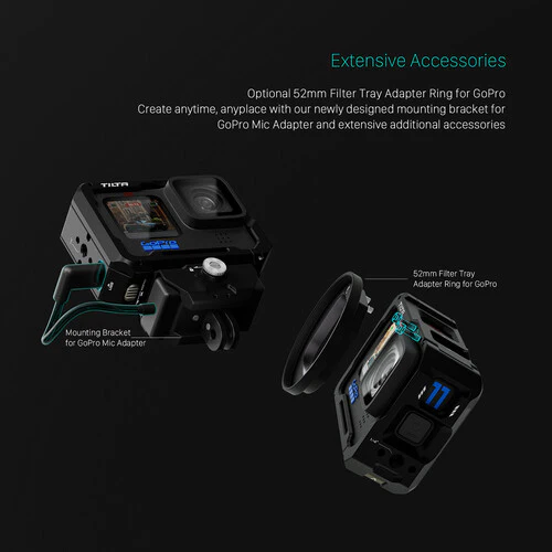 Tilta Full Camera Cage for GoPro HERO11 - Titanium Gray - Image 5