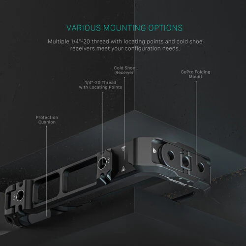 Tilta Full Camera Cage for Insta360 X3 - Black - Image 5
