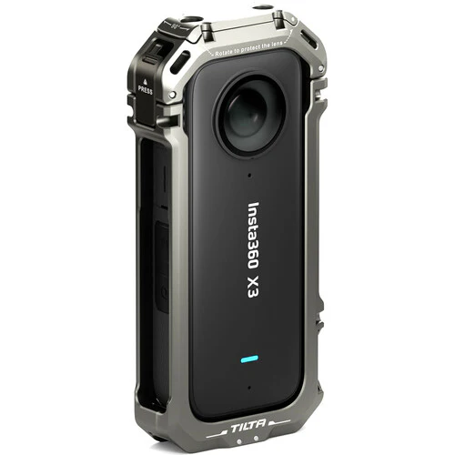 Tilta Full Camera Cage for Insta360 X3 - Titanium Gray - Image 12