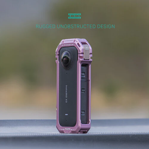 Tilta Full Camera Cage for Insta360 X3 - Titanium Gray - Image 2