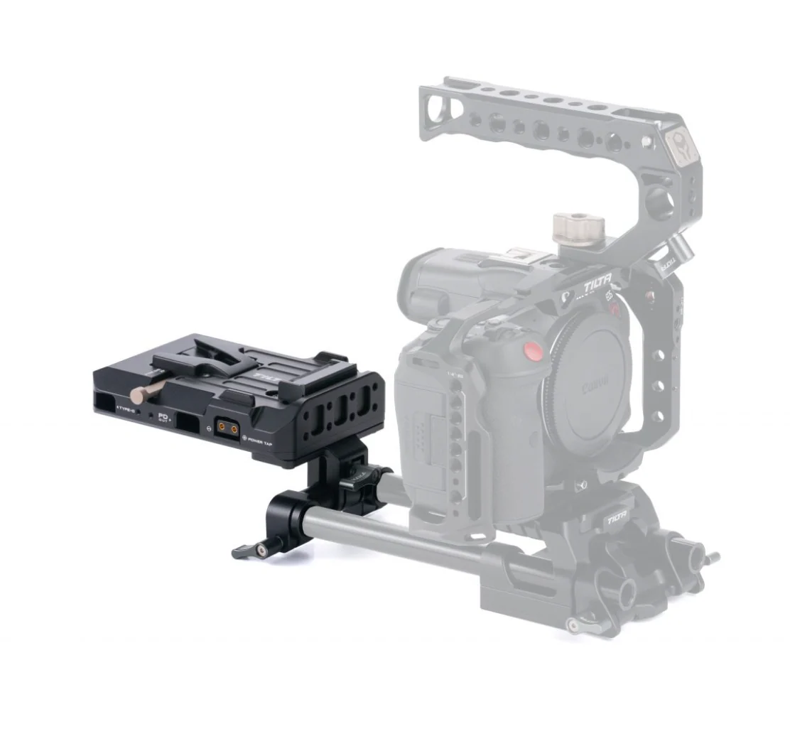 Tilta Tiltaing Smart V Mount Battery Baseplate (ARCA) - Black - Image 4