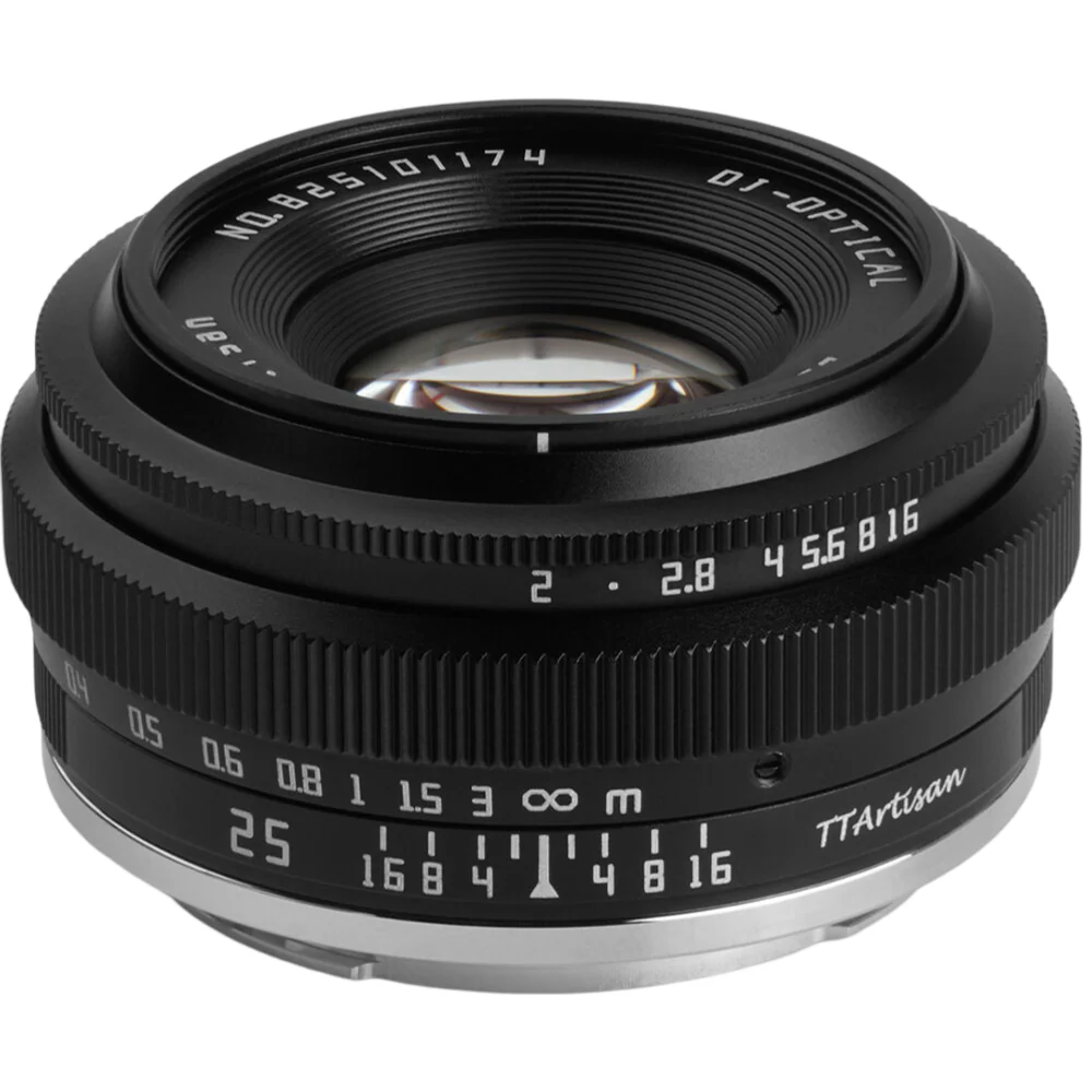 TTArtisan 25mm f/2 Lens - (Black) - Image 2