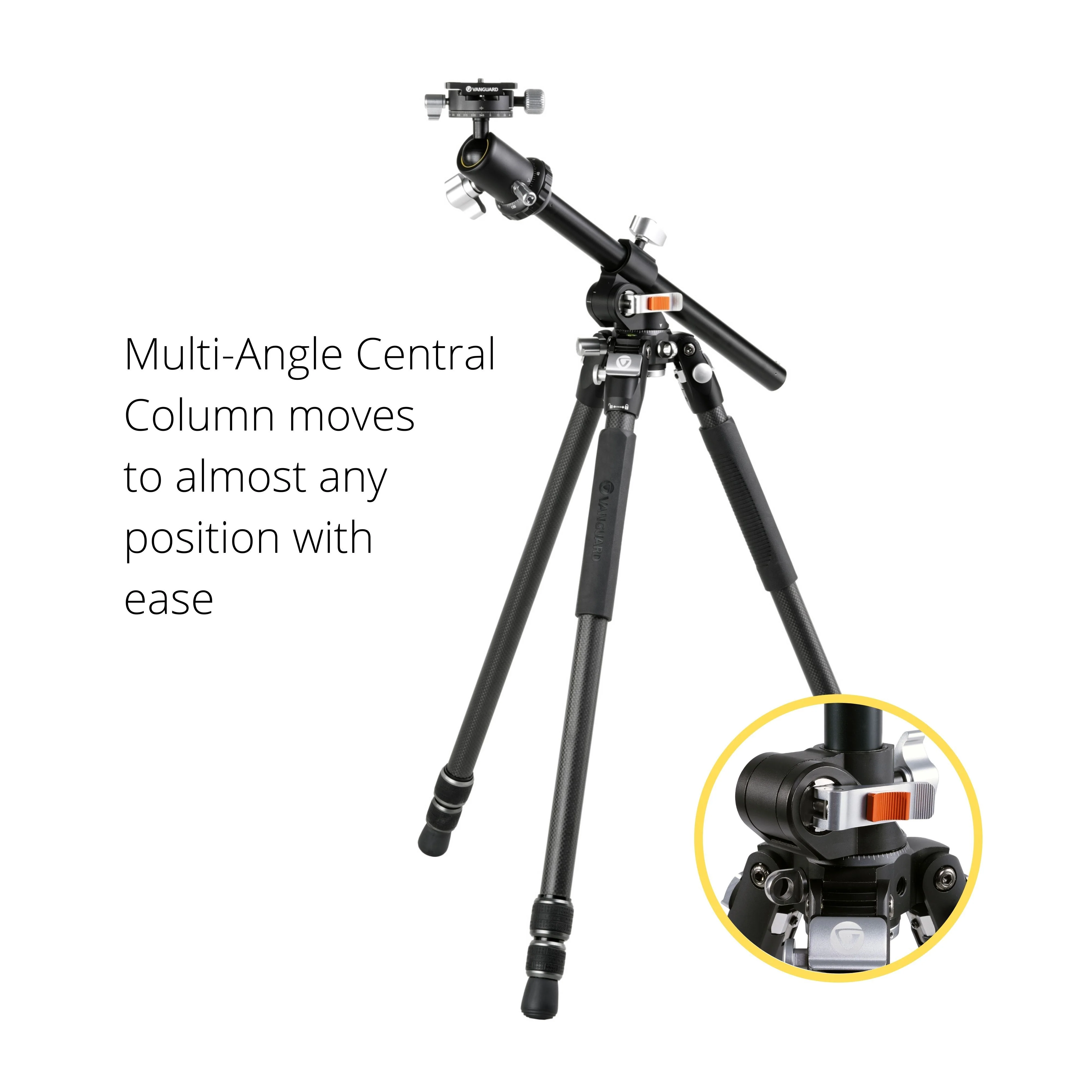 Vanguard VEO 3+ 263CB Carbon Fibre Pro Tripod / Monopod with BH-160S Ball Head - Image 4