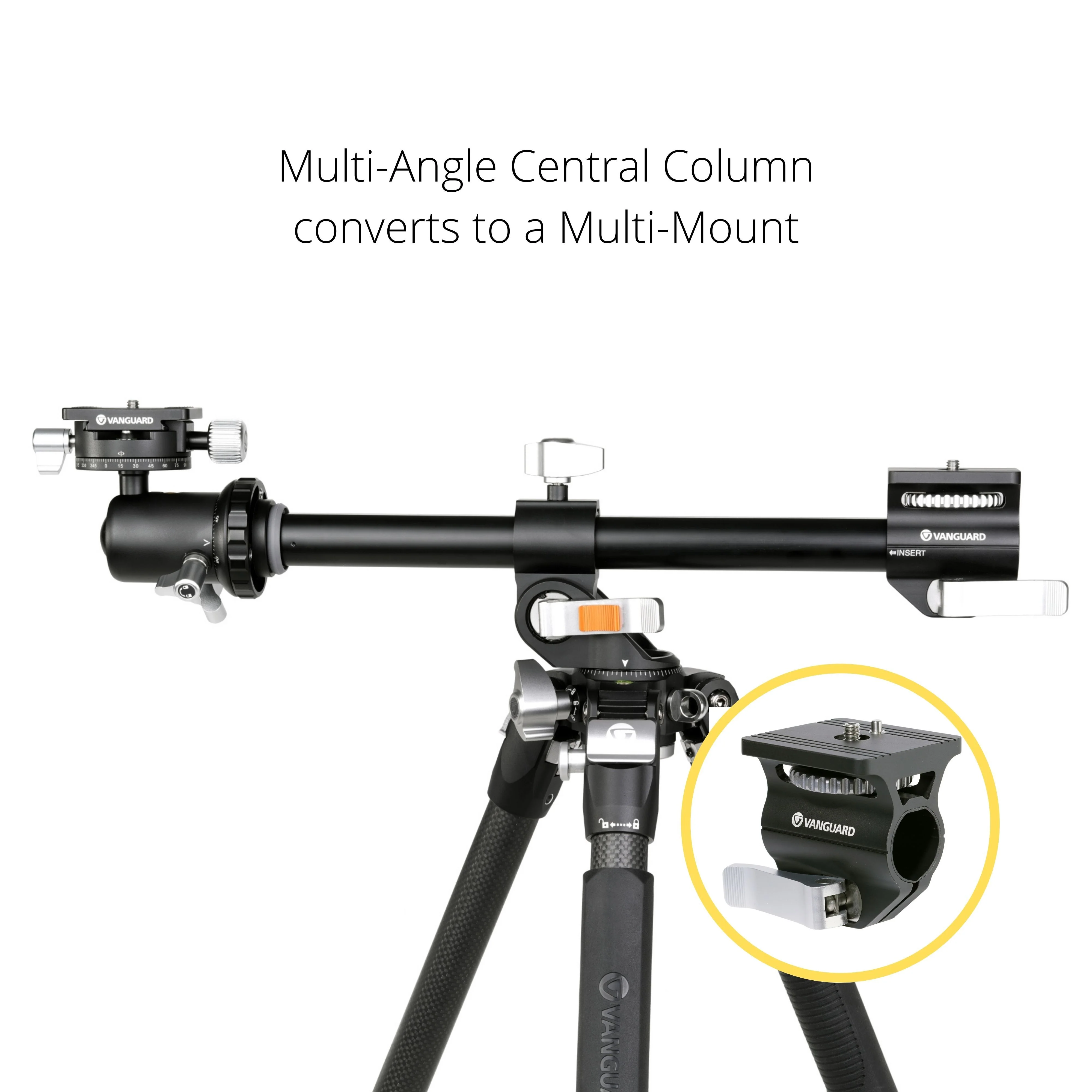 Vanguard VEO 3+ 263CB Carbon Fibre Pro Tripod / Monopod with BH-160S Ball Head - Image 8