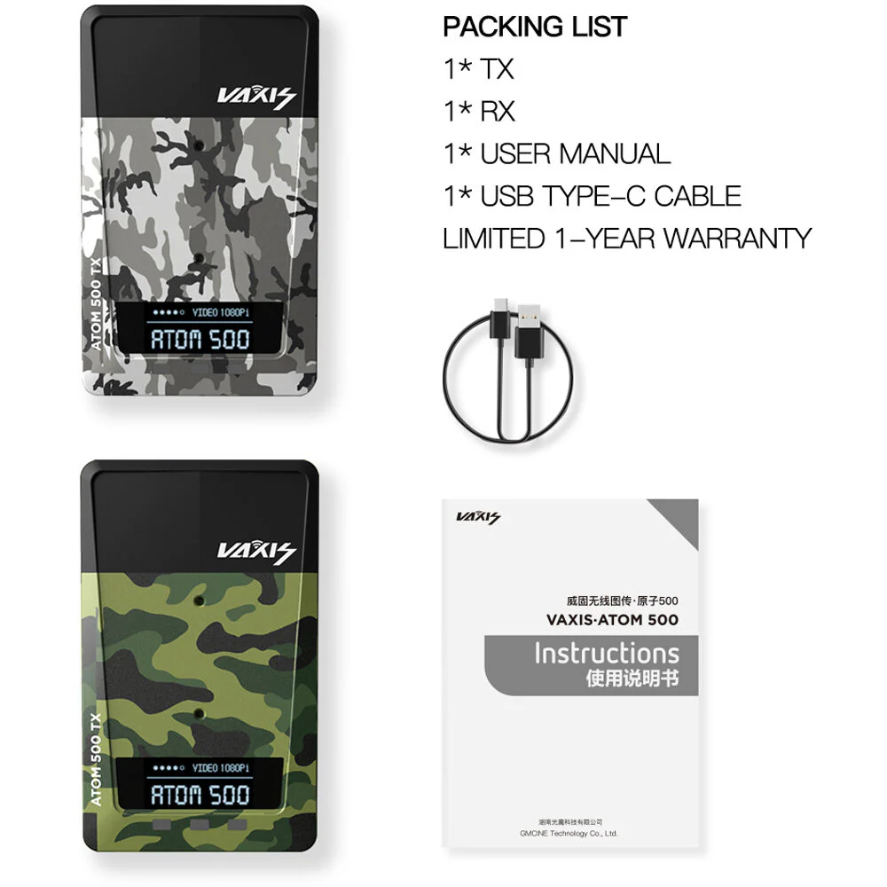 Vaxis ATOM 500 Essential Kit for HDMI - Image 2