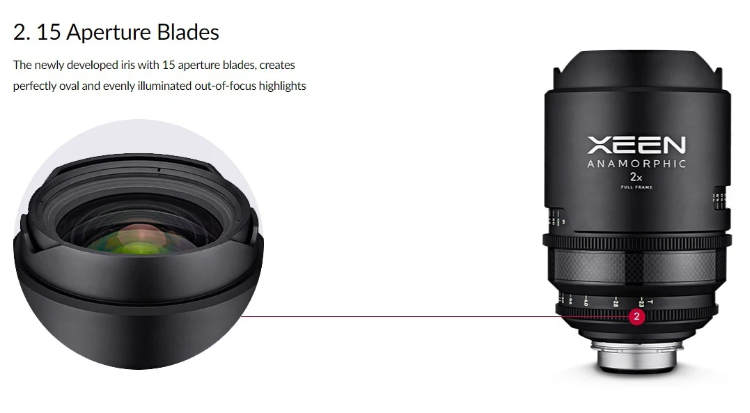 XEEN 50mm T2.3 Anamorphic Cinema Lens - PL Mount - Image 11