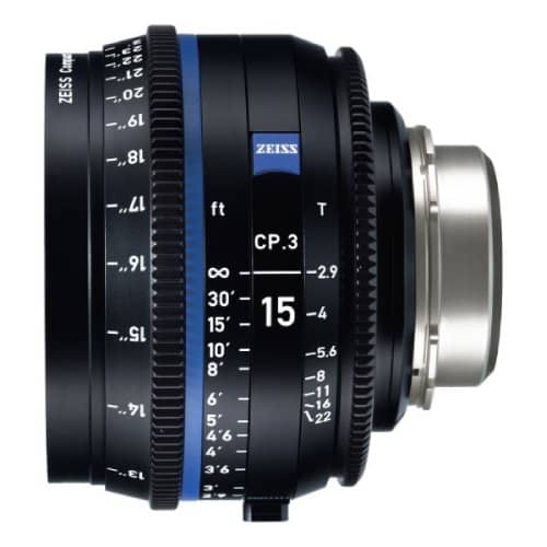 Zeiss CP.3 15mm T2.9 Feet Compact Prime Cine Lens for PL Mount - Image 2