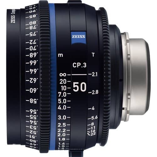 Zeiss CP.3 50mm T2.1 Feet Compact Prime Cine Lens for PL Mount - Image 2