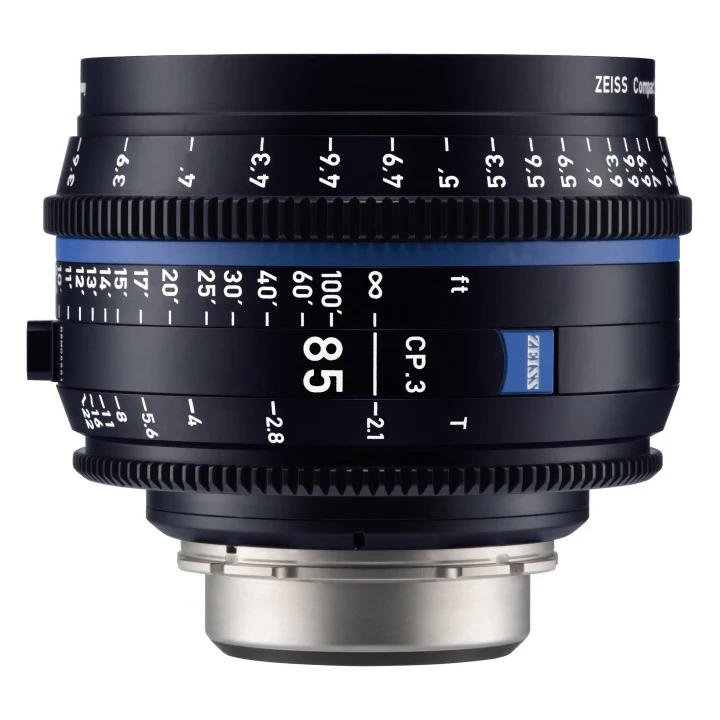 Zeiss CP.3 85mm/T2.1 Feet Compact Prime Cine Lens for Canon EF Mount - Image 2