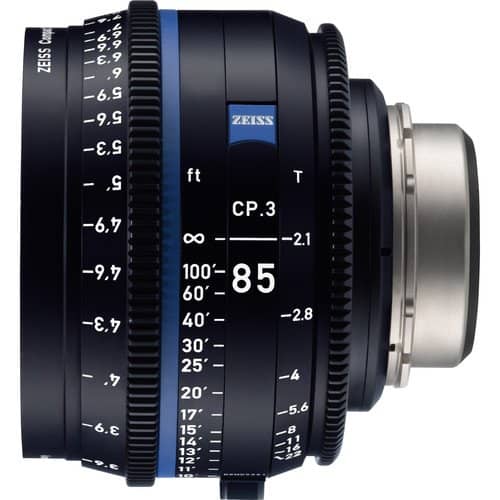Zeiss CP.3 85mm T2.1 Feet Compact Prime Cine Lens for PL Mount - Image 2