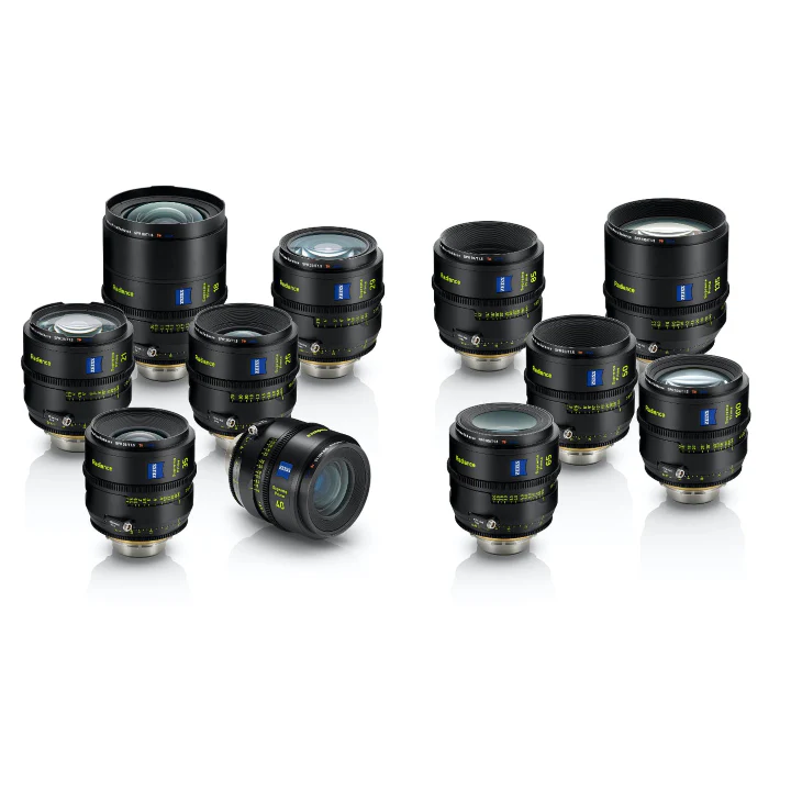 Zeiss Supreme Prime Radiance 11 Lens Set PL 18/21/25/29/35 /40/50/65/85/100/135mm Meter