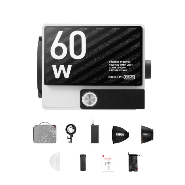 Zhiyun Molus G60 60W Bi-Colour Cob Light - Image 6