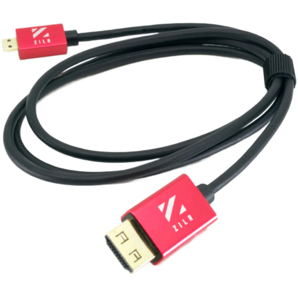 ZILR HyperThin Ultra High-Speed Micro-HDMI to HDMI Cable with Ethernet (17.7") - Image 3