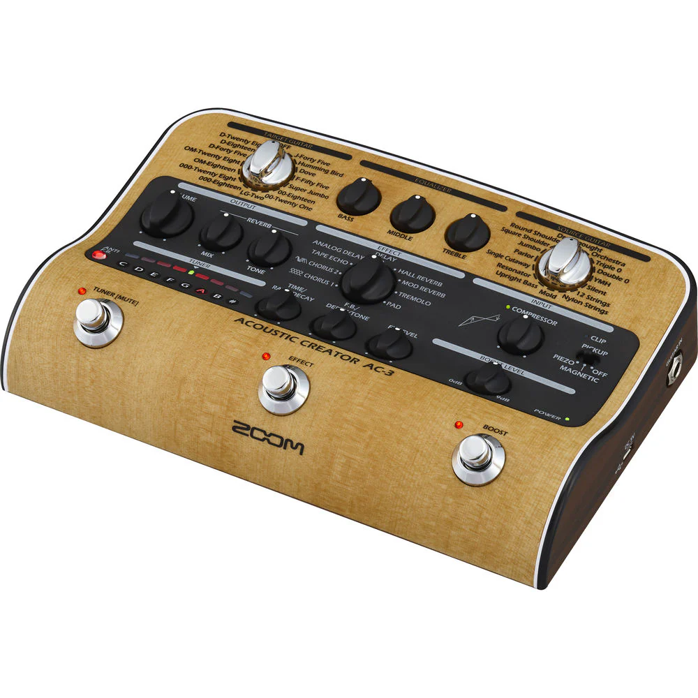 Zoom AC-3 Acoustic Creator Pedal - Image 2