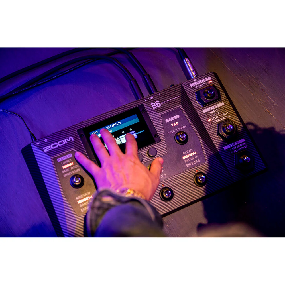 Zoom B6 Multi-Effects Processor for Electric Bass - Image 9