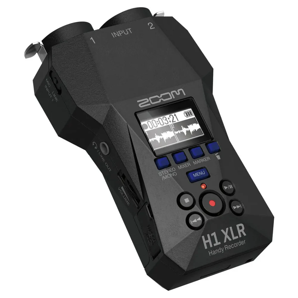 Zoom H1 XLR Portable Audio Recorder for Video - Image 2