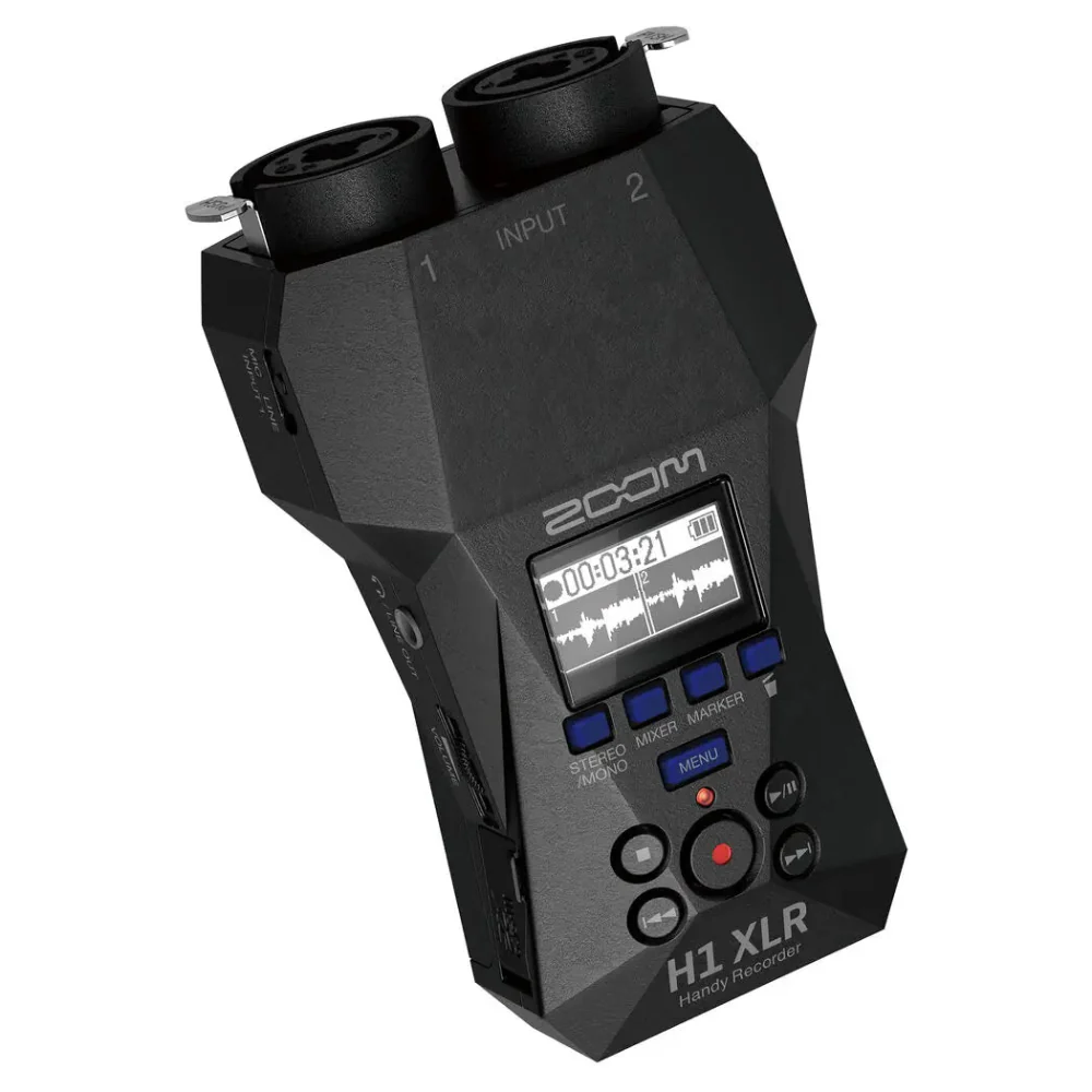 Zoom H1 XLR Portable Audio Recorder for Video - Image 3