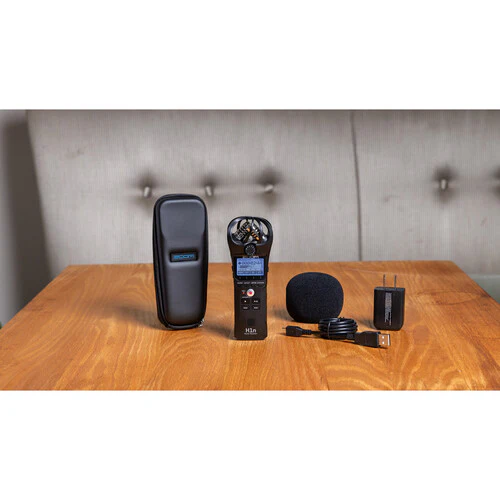 Zoom H1n-VP Portable Handy Recorder with Windscreen, AC Adapter, USB Cable & Case (Black) - Image 18